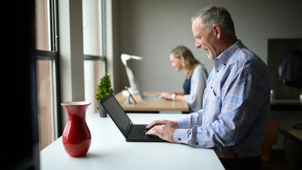 Two people trying new AI search after Google IO 2026 announcements