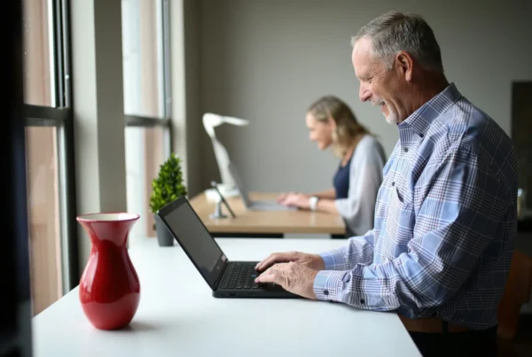 Two people trying new AI search after Google IO 2026 announcements